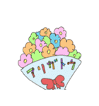 落書きみたいなどうぶつスタンプ（個別スタンプ：13）