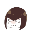V字前髪の女の子（個別スタンプ：6）