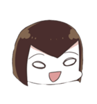 V字前髪の女の子（個別スタンプ：7）