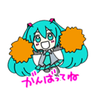 デフォルメ初音ミク（個別スタンプ：25）