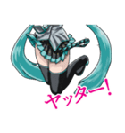 初音ミクの顔は見せずに（個別スタンプ：18）