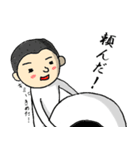 着ぐるみ日本男児！雪だるまver.（個別スタンプ：14）