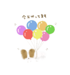 ふわふわパピヨン（個別スタンプ：10）