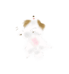 ふわふわパピヨン（個別スタンプ：22）
