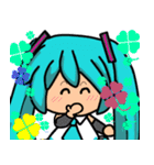 ゆるモコの初音ミク（個別スタンプ：5）