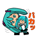 ゆるモコの初音ミク（個別スタンプ：28）