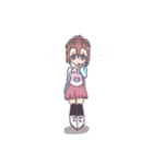 可愛い少女（個別スタンプ：1）