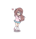 可愛い少女（個別スタンプ：4）