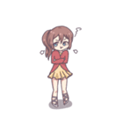 可愛い少女（個別スタンプ：7）