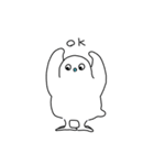 めがあわないとり（個別スタンプ：2）