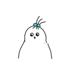 めがあわないとり（個別スタンプ：34）