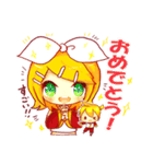 鏡音リンのかわいい日常スタンプ（個別スタンプ：11）