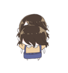眼鏡の女子（個別スタンプ：4）