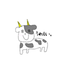 うしのスタンプ（Cattle stamp）（個別スタンプ：7）