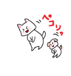大きな文字（でか文字）でカジュアルな敬語（個別スタンプ：8）