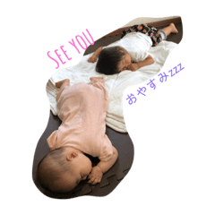[LINEスタンプ] 元気三兄妹