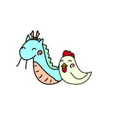 [LINEスタンプ] えとのどうぶつ
