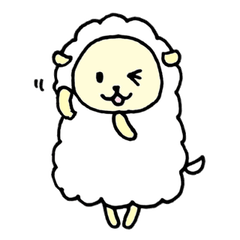 [LINEスタンプ] シロヒのモコ羊(文字なし) その2