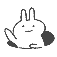 [LINEスタンプ] うさぎのうさみ