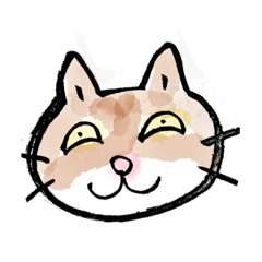[LINEスタンプ] ほんわかゆるゆる水彩にゃんこ。