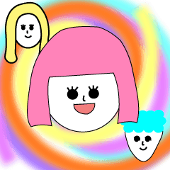 [LINEスタンプ] ピュアちゃんと仲間たちスタンプ
