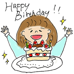 [LINEスタンプ] 大学生のおねいさん