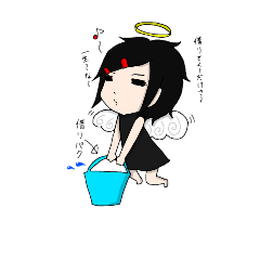 [LINEスタンプ] 天使の1日