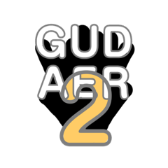 [LINEスタンプ] GUDAER2(ぐだーツー)