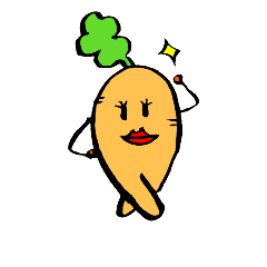 [LINEスタンプ] 野菜とネコ