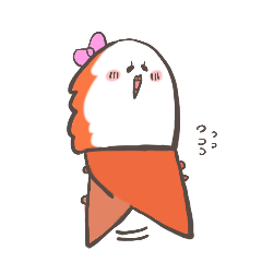 [LINEスタンプ] カニのむき美ちゃん1