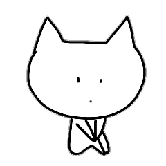 [LINEスタンプ] ねこの落書き