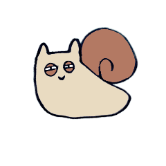 [LINEスタンプ] ネコつむり