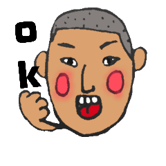 [LINEスタンプ] ぶさかわ球児 日常会話編