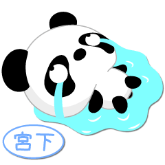 [LINEスタンプ] 宮下専用 Mr.パンダ [ver.1]