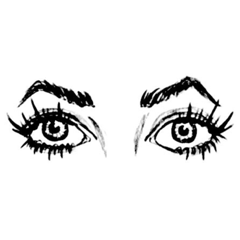[LINEスタンプ] 眼で語る