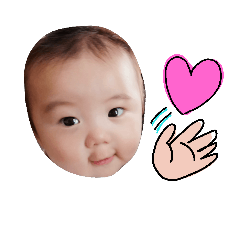 [LINEスタンプ] 赤ちゃんスタンプ あお