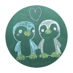 [LINEスタンプ] 僕はゆっとっとペンギン