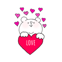 [LINEスタンプ] しろくまんちゃん。