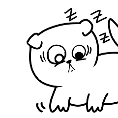 [LINEスタンプ] 怠惰な猫'トゥトゥ'