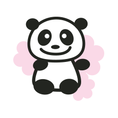 [LINEスタンプ] ココロンパンダ