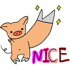 [LINEスタンプ] ブヒブヒぶーちゃん