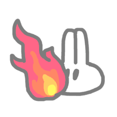 [LINEスタンプ] 笑わないウサチャン