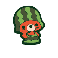 [LINEスタンプ] スイカちゃま