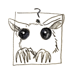 [LINEスタンプ] 目しかない生き物
