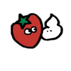 [LINEスタンプ] イチゴとクリーム
