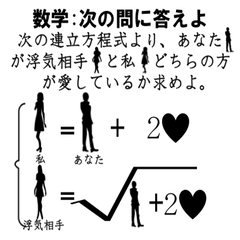 [LINEスタンプ] 理系ネタスタンプ(問題編)