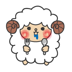 [LINEスタンプ] こひつじ毎日。