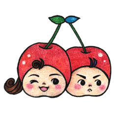 [LINEスタンプ] フルーツ村の妖精