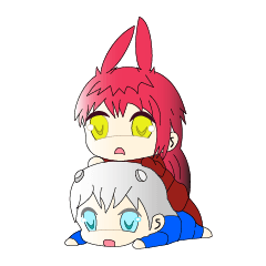 [LINEスタンプ] かわいいおかしいカップル