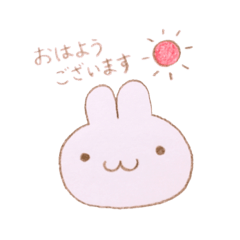 [LINEスタンプ] 毎日使える。色えんぴつ  ゆるふわうさぎ